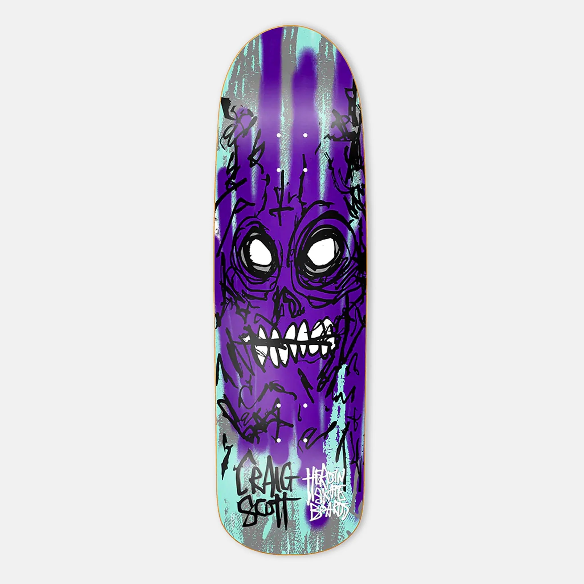 Heroin Skateboards - 9.0" Craig Questions Savages Skateboard Deck