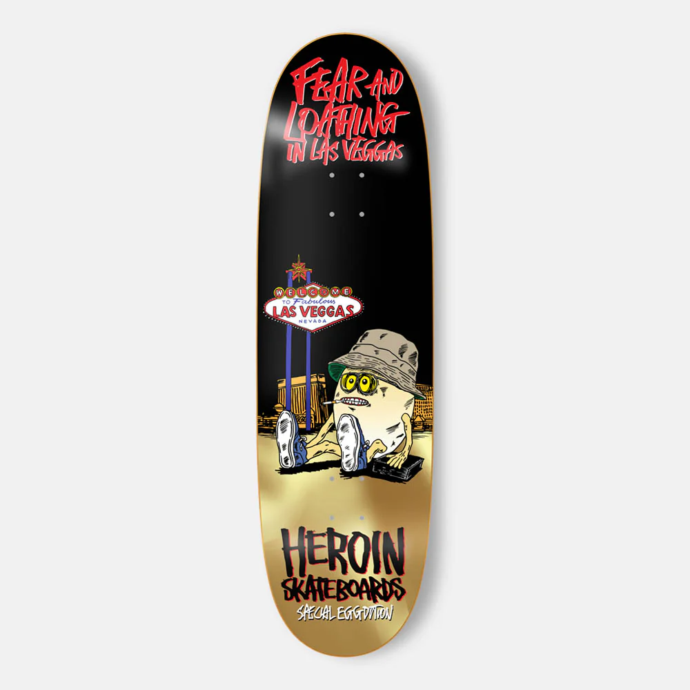 Heroin Skateboards - 9.0" Fear and Loathing Special Eggdition Skateboard Deck