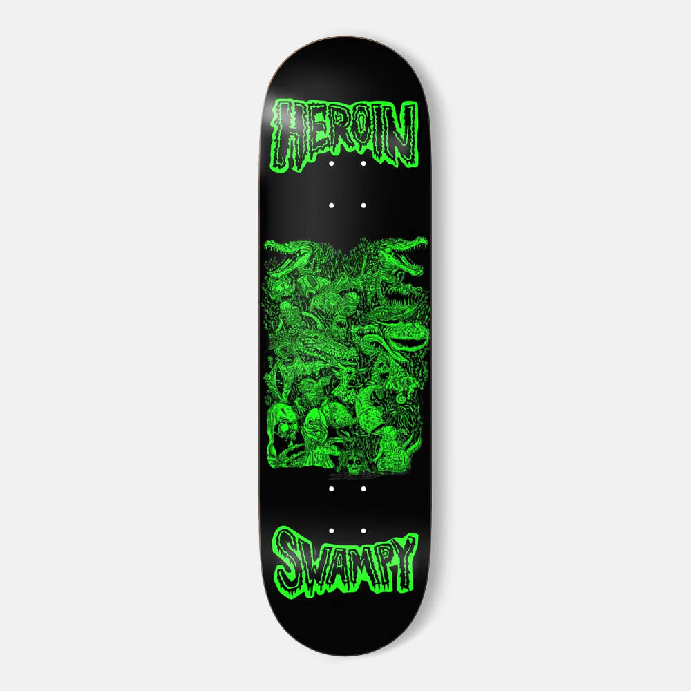 Heroin Skateboards - 9.0" Swampy Allegory Of Fear Skateboard Deck