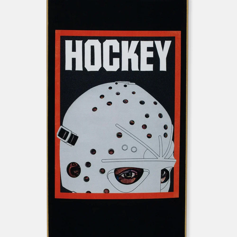 Hockey Skateboards - 8.25" Half Mask Skateboard Deck - Black - Image 2