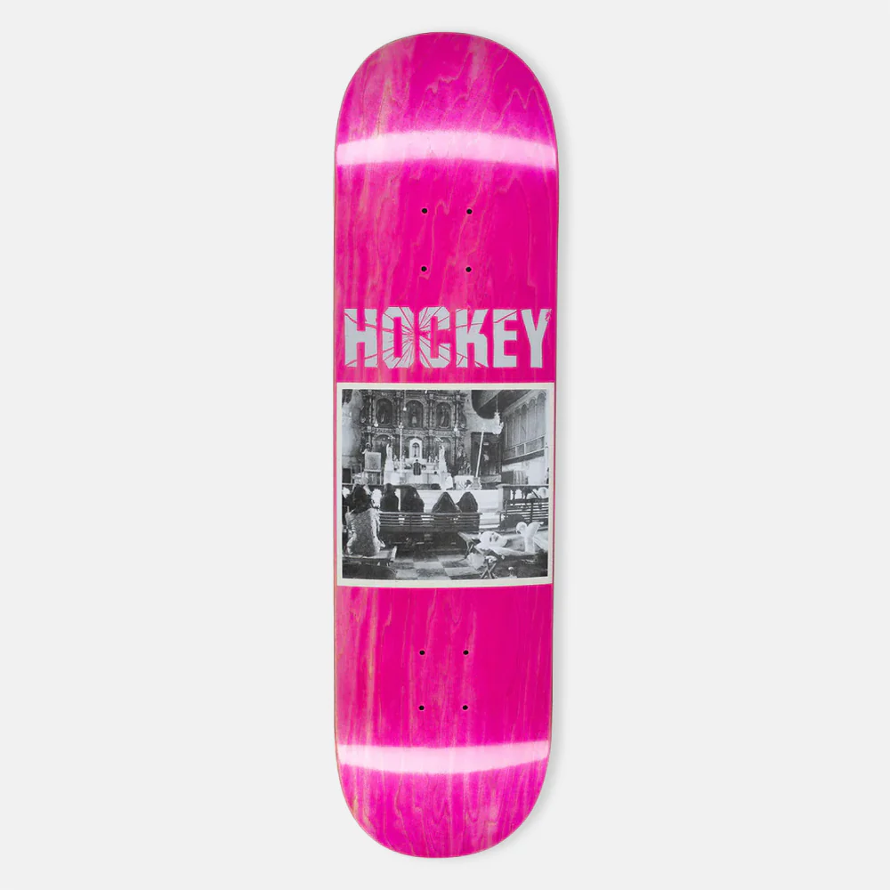 Hockey Skateboards - 8.38" John Fitzgerald Battered Faith Skateboard Deck (Various Stains) - Image 2