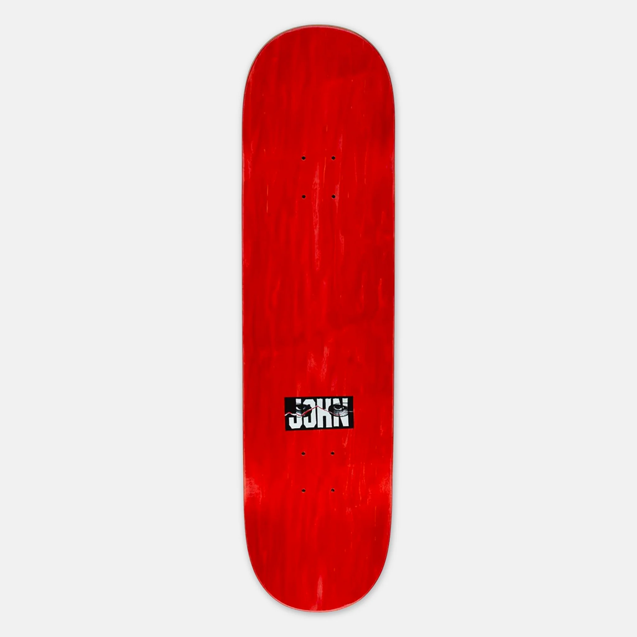 Hockey Skateboards - 8.5" John Fitzgerald Stone Skateboard Deck - Black - Image 2