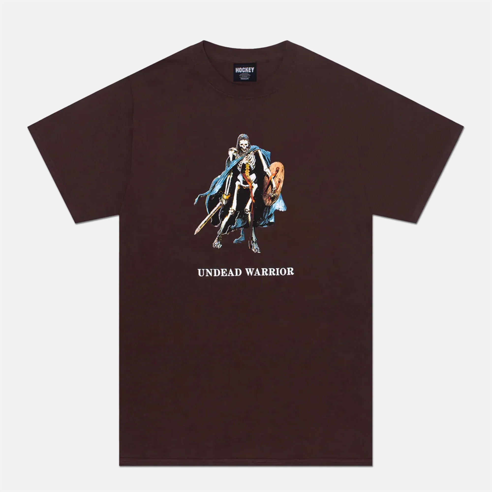 Hockey Skateboards - Undead Warrior T-Shirt - Dark Brown
