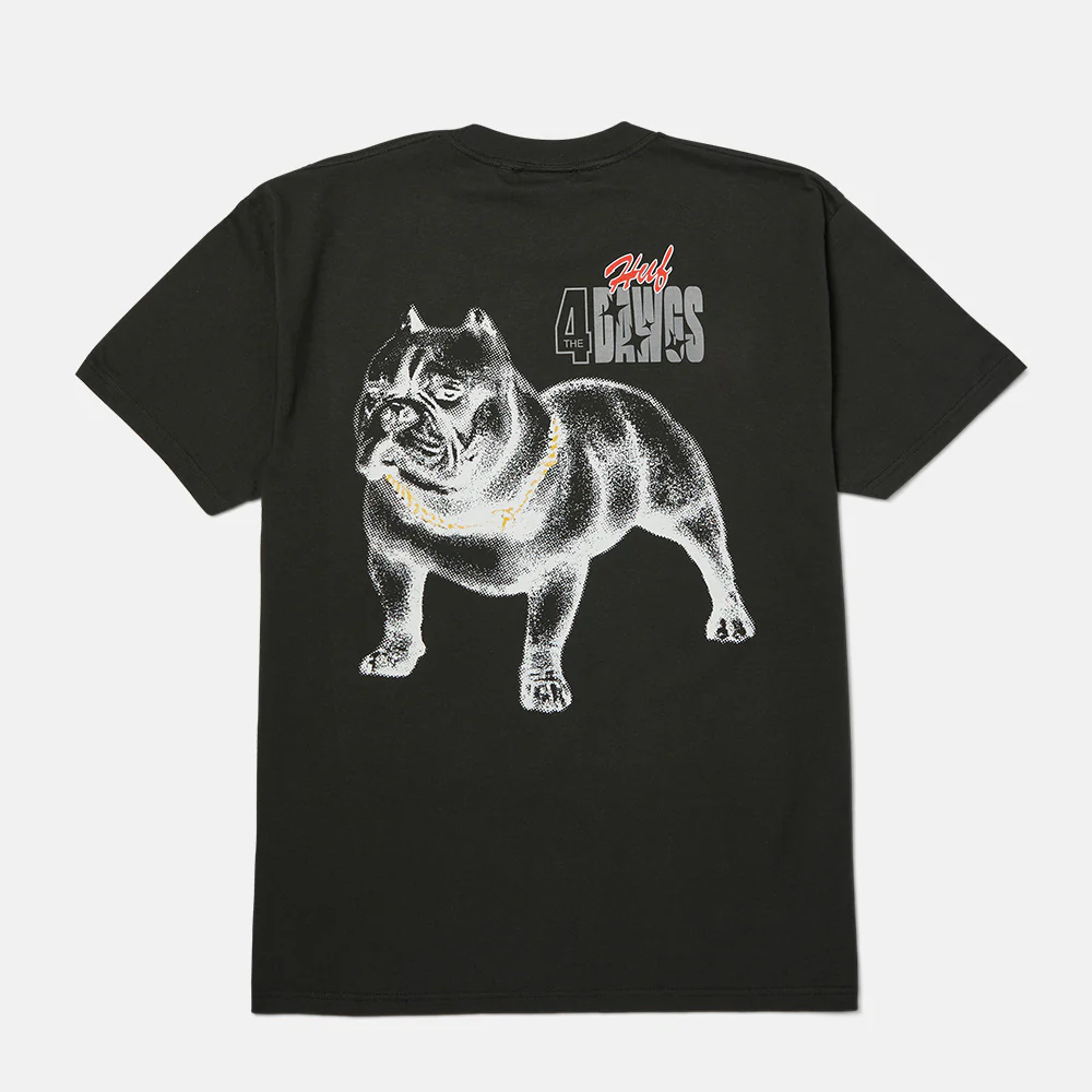 Huf - 4 The Dawgs T-Shirt - Vintage Black