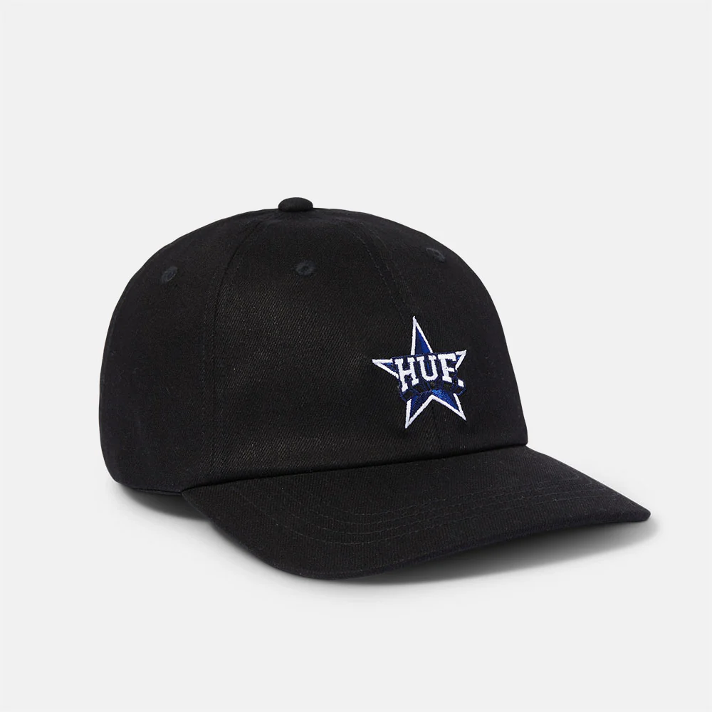 Huf - All Star 6-Panel Dad Cap - Black