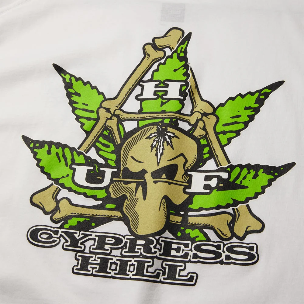 Huf - Cypress Hill Triangle T-Shirt - White - Image 3