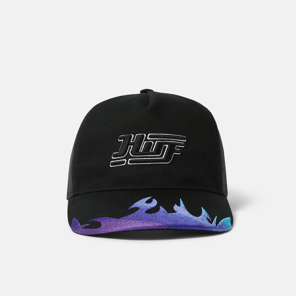 Huf - Exhaust Trucker Cap - Black - Image 2