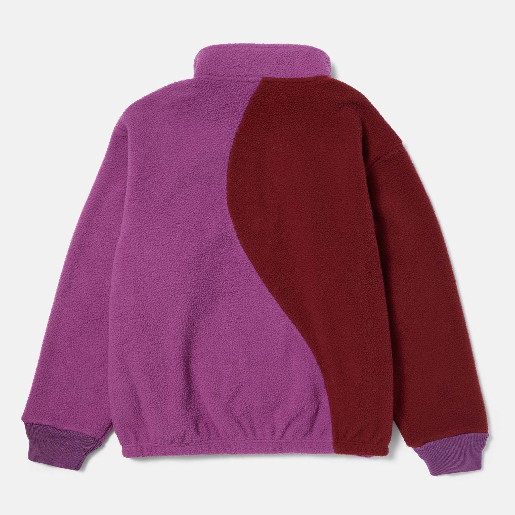 Huf - Expedition Quarter Zip Pile Fleece - Berry - Image 2