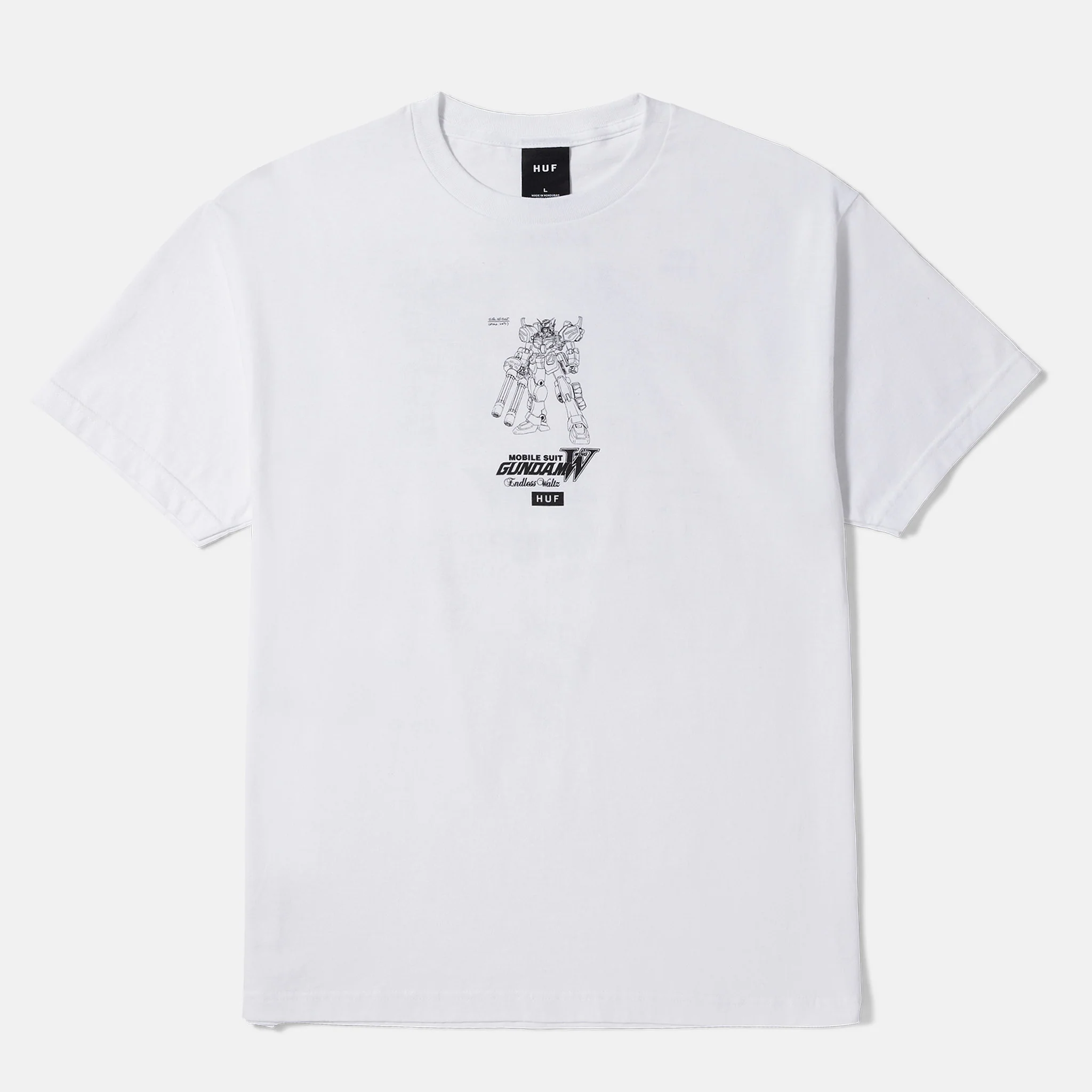 Huf - Gundam Wing Heavy Arms Schematics T-Shirt - White - Image 2