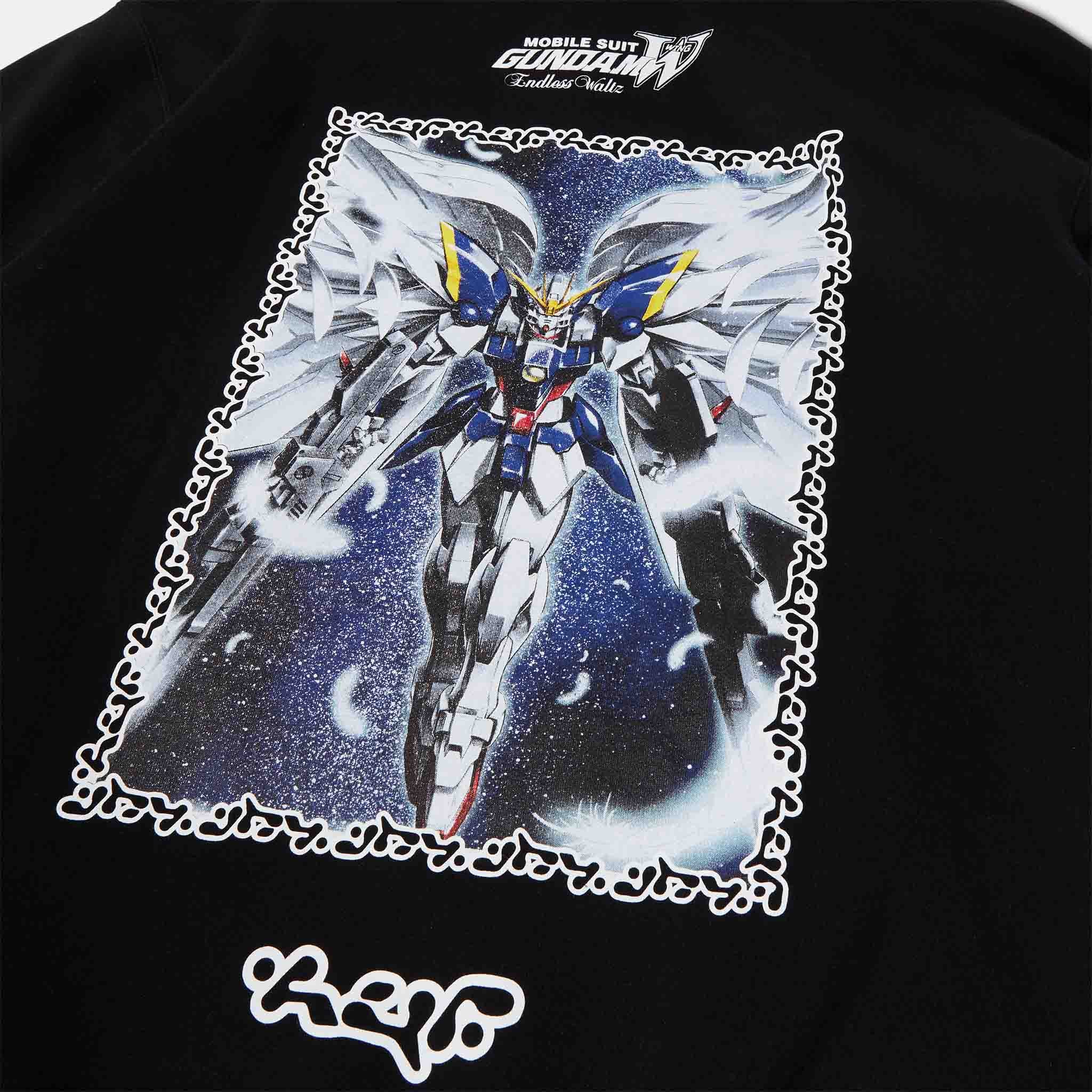 Huf - Gundam Wing Pullover Hooded Sweatshirt - Black - Image 3