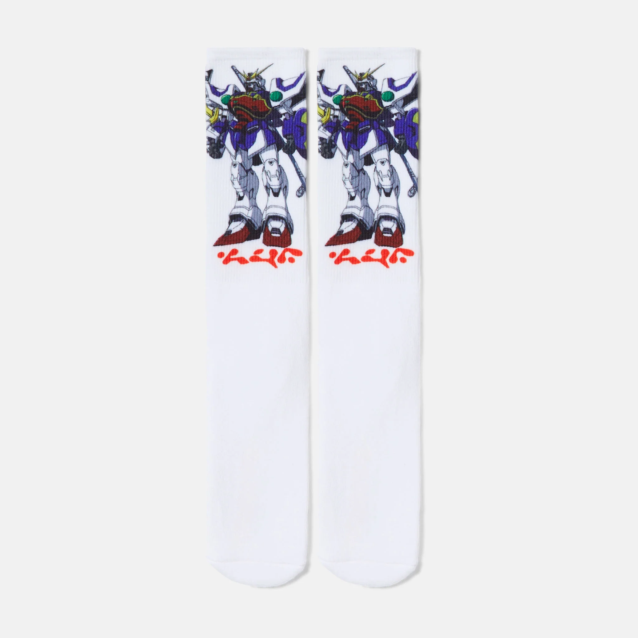 Huf - Gundam Wing Shenlong Socks - White - Image 2
