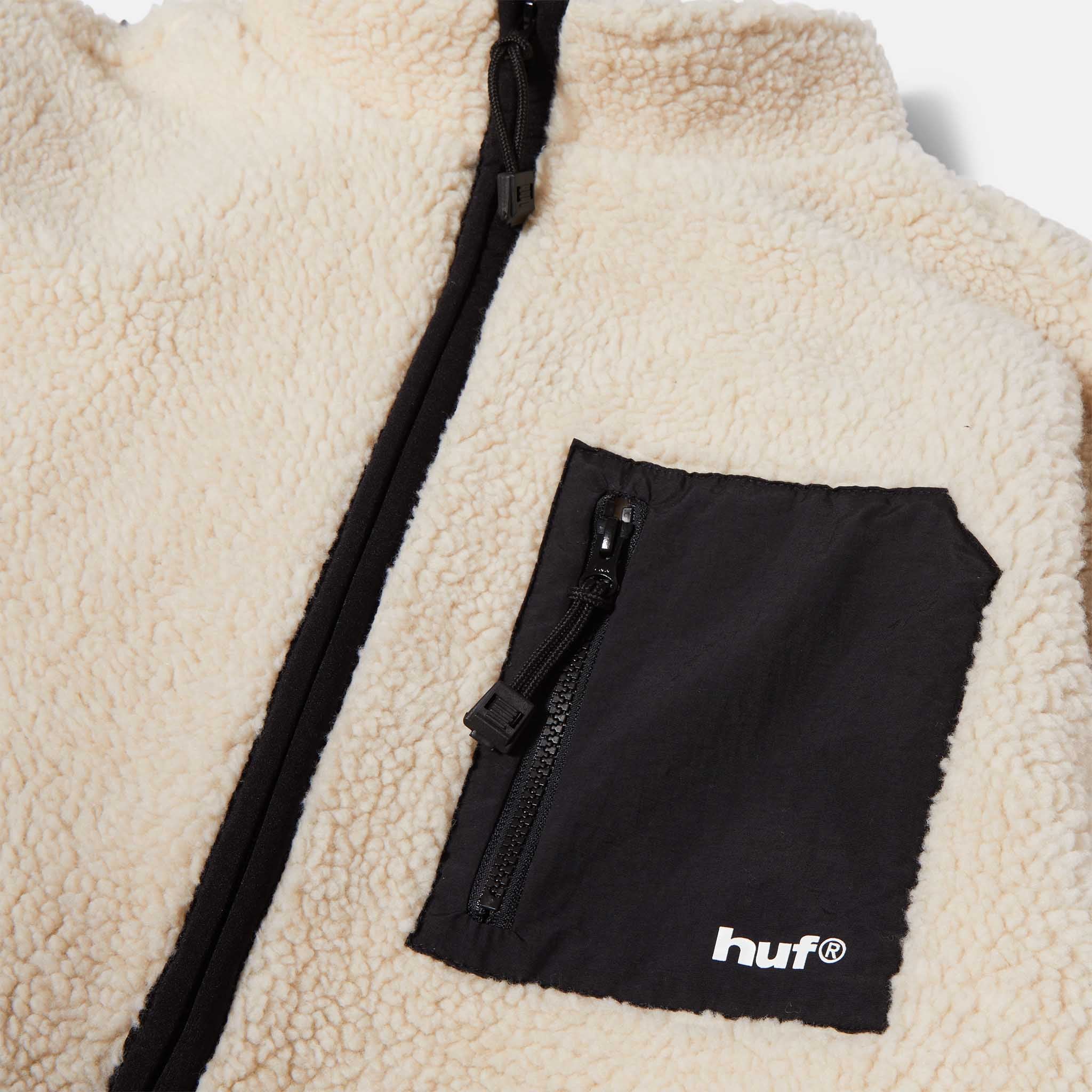 Huf - Gundam Wing Zero-One Sherpa Jacket - Natural - Image 4