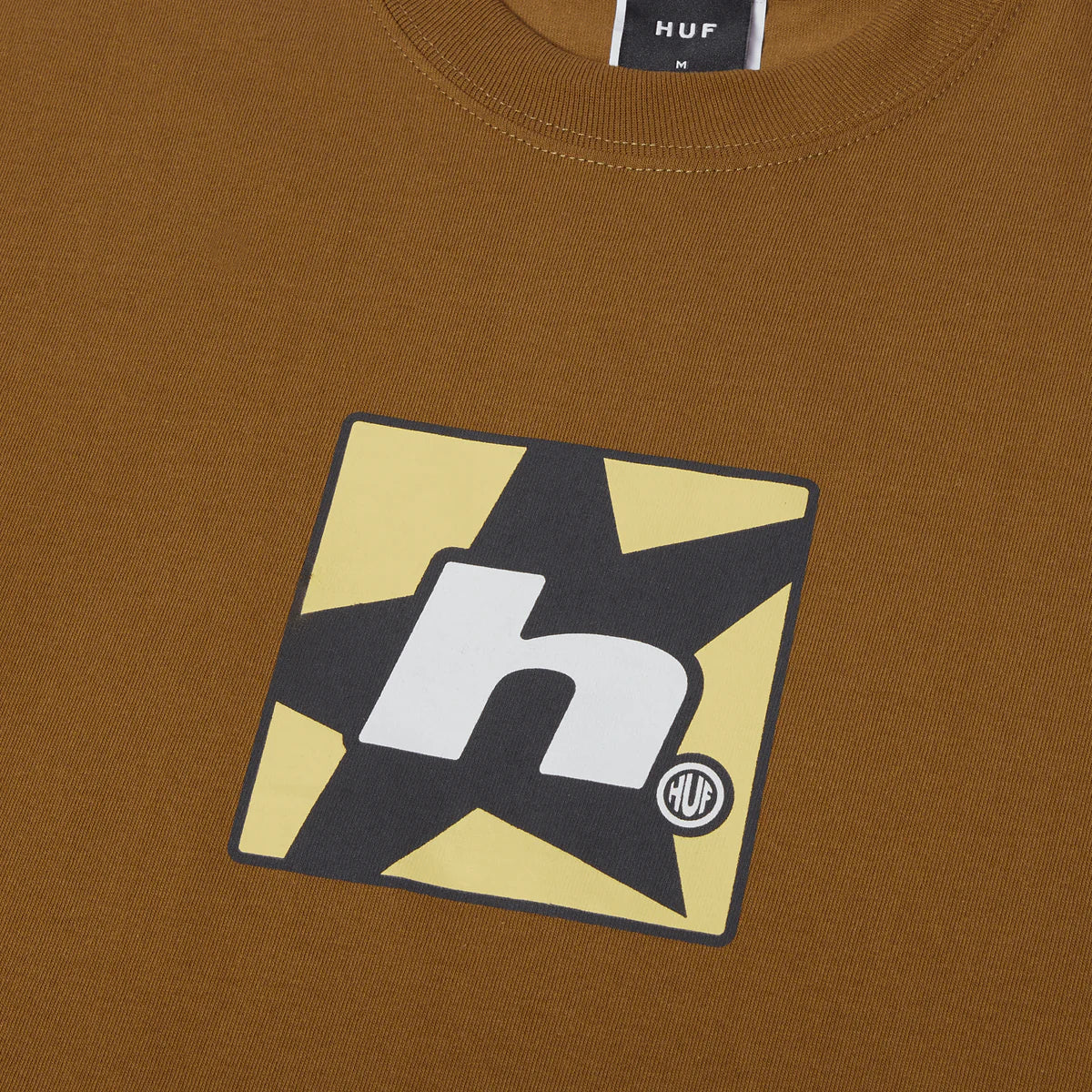 Huf - H Star T-Shirt - Mud - Image 2