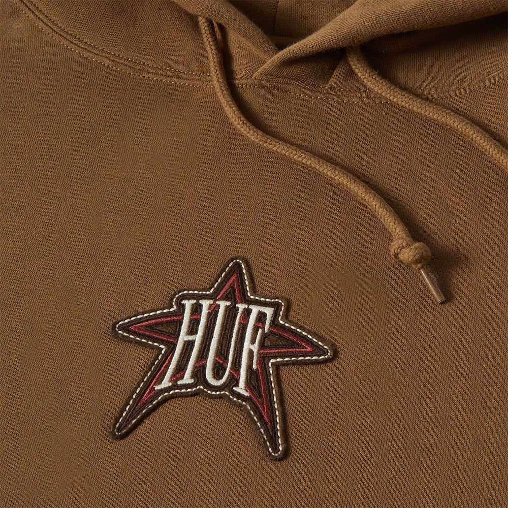 Huf - Intergalactic Pullover Hooded Sweatshirt - Mud - Image 2