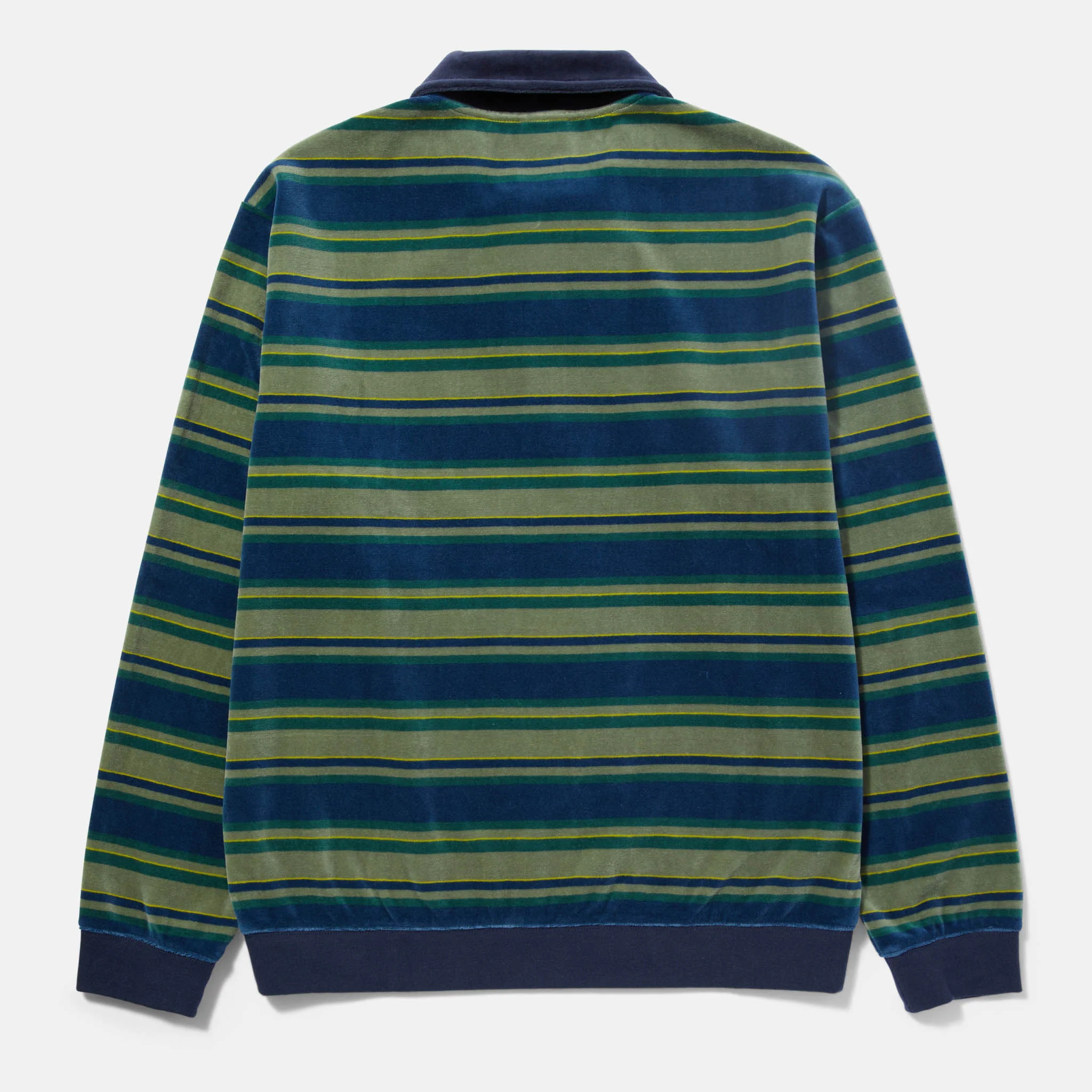 Huf - Kramer Longsleeve Velour Shirt - Pine - Image 2