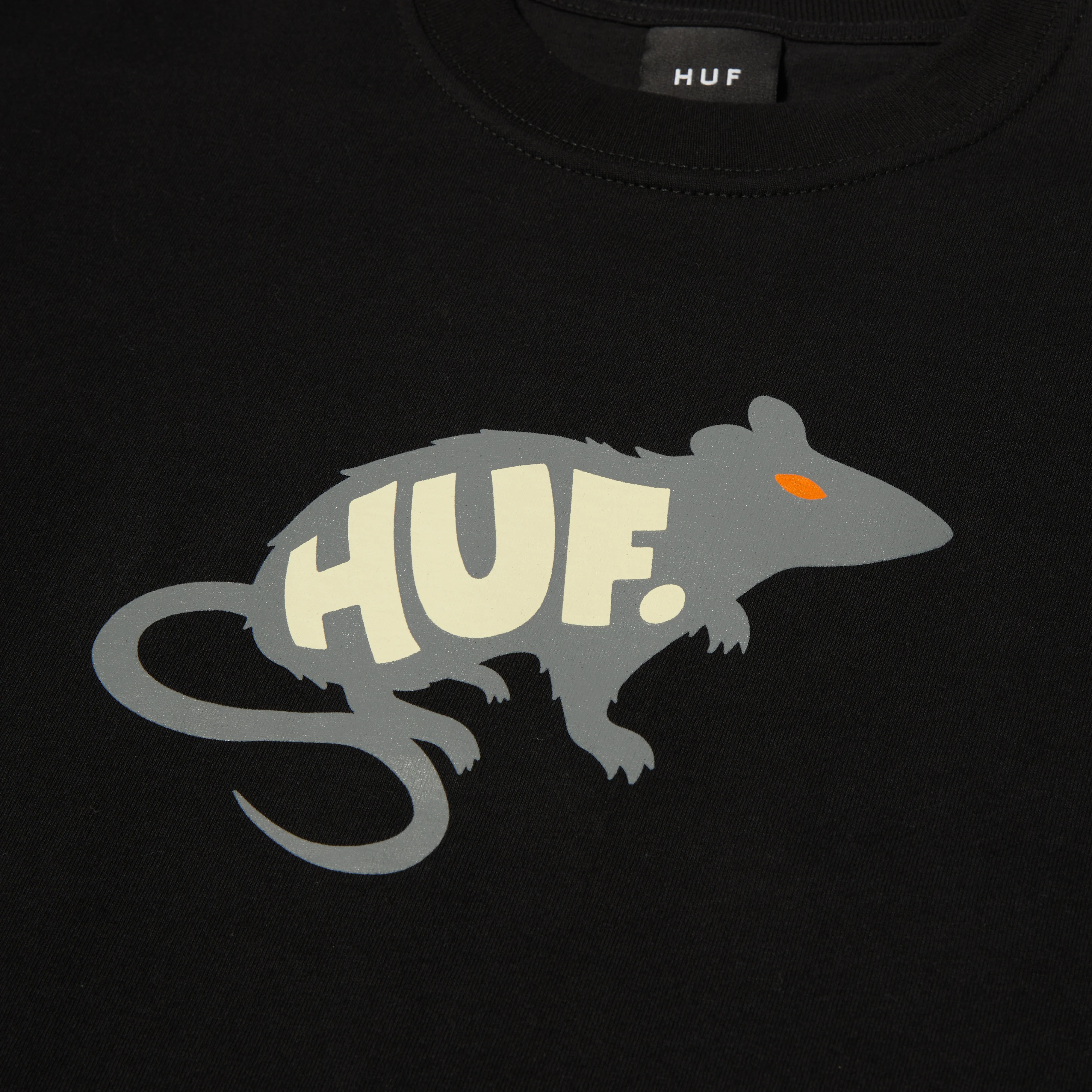 Huf - Man's Best Friend T-Shirt - Black - Image 2
