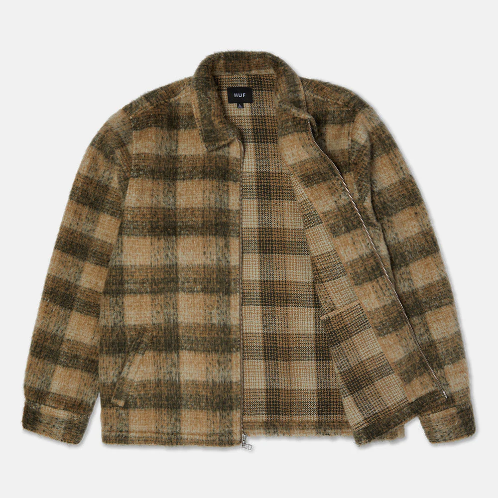 Huf - Megablast Plaid Jacket - Desert - Image 2