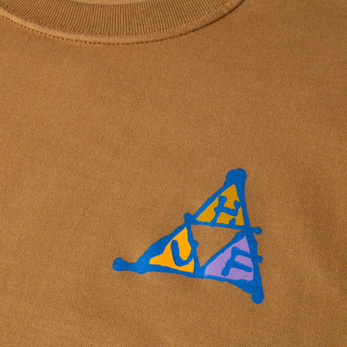 Huf - No-Fi Triple Triangle T-Shirt - Camel - Image 3