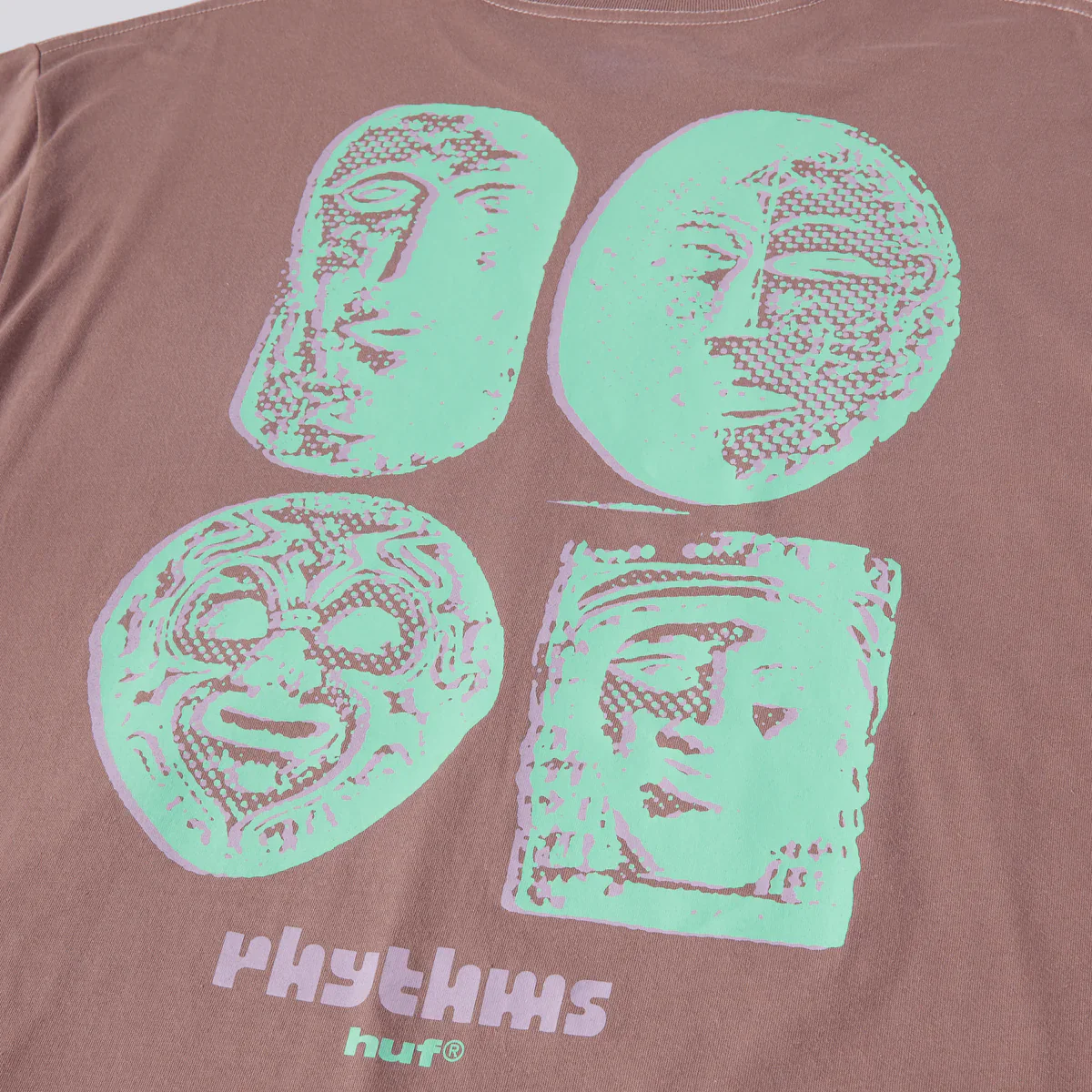 Huf - Rhythms T-Shirt - Light Plum - Image 3
