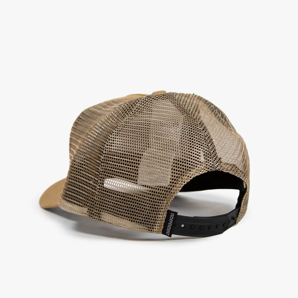 Independent Trucks - Clipper Meshback Trucker Cap - Workwear Brown - Image 3