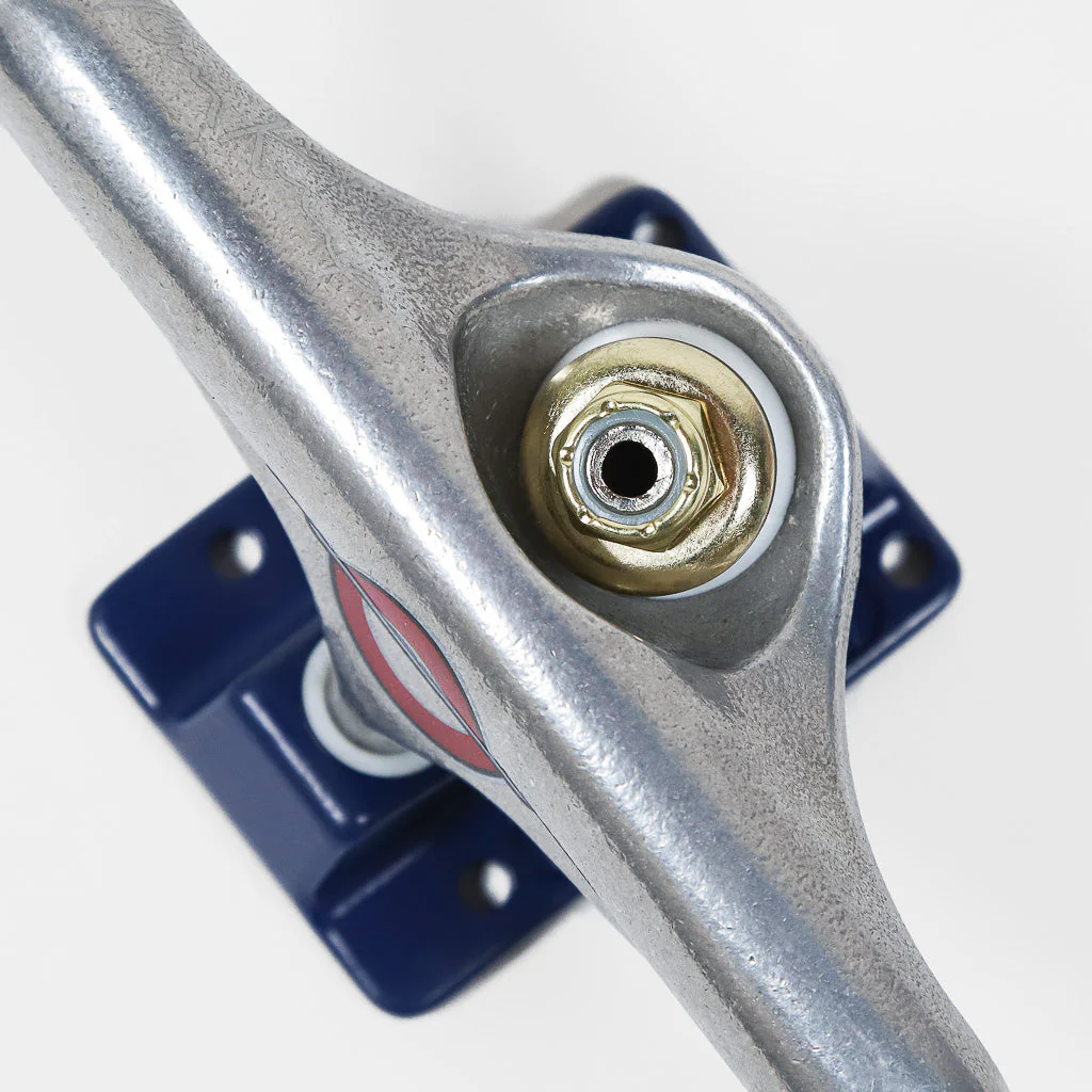 Independent Trucks - (Single) Tom Knox Indy 129 Forged Hollow Stage 11 Skateboard Truck - Raw / Navy - Image 2