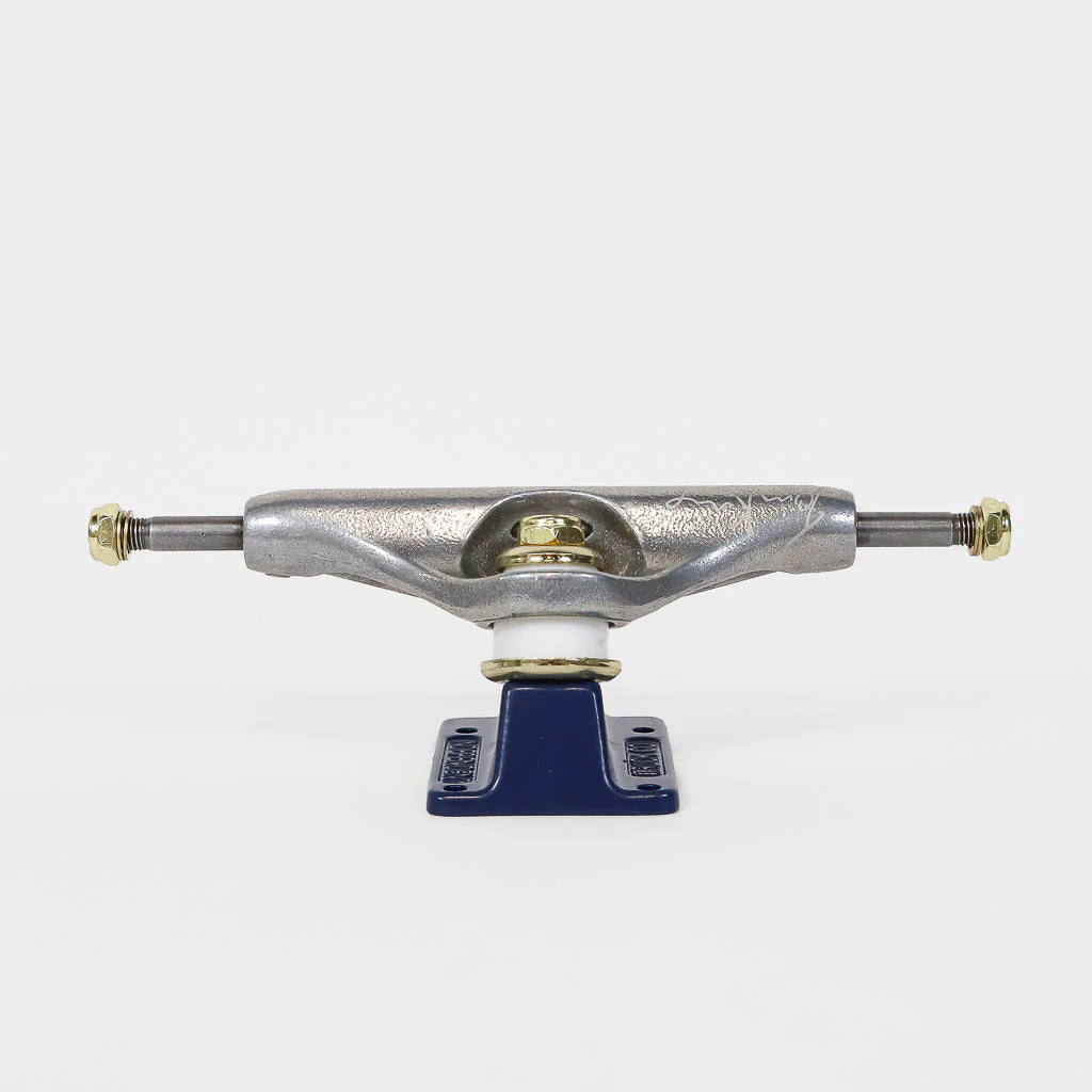 Independent Trucks - (Single) Tom Knox Indy 129 Forged Hollow Stage 11 Skateboard Truck - Raw / Navy - Image 3