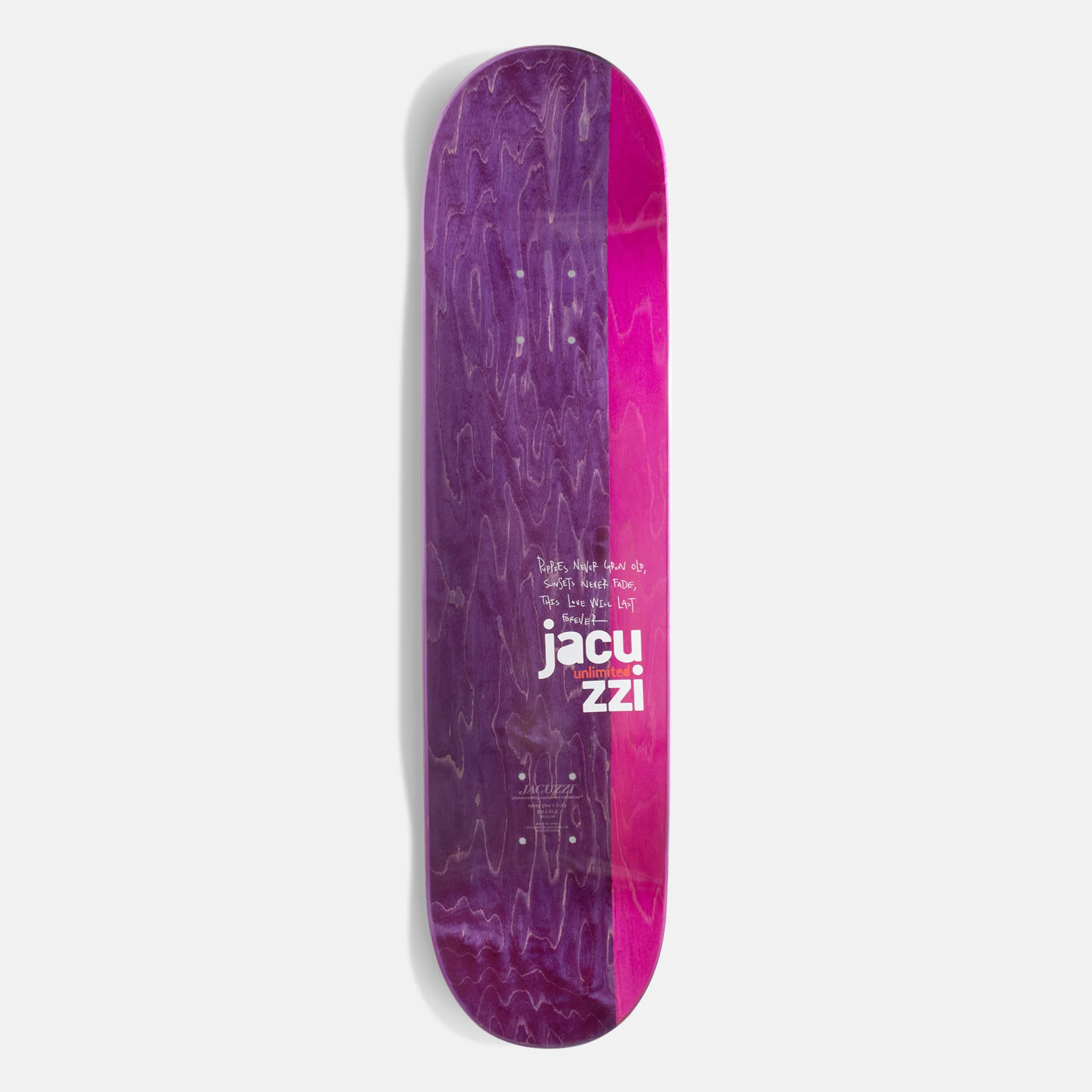 Jacuzzi Unlimited - 8.0" Sea Monsters EX7 Skateboard Deck - Image 2