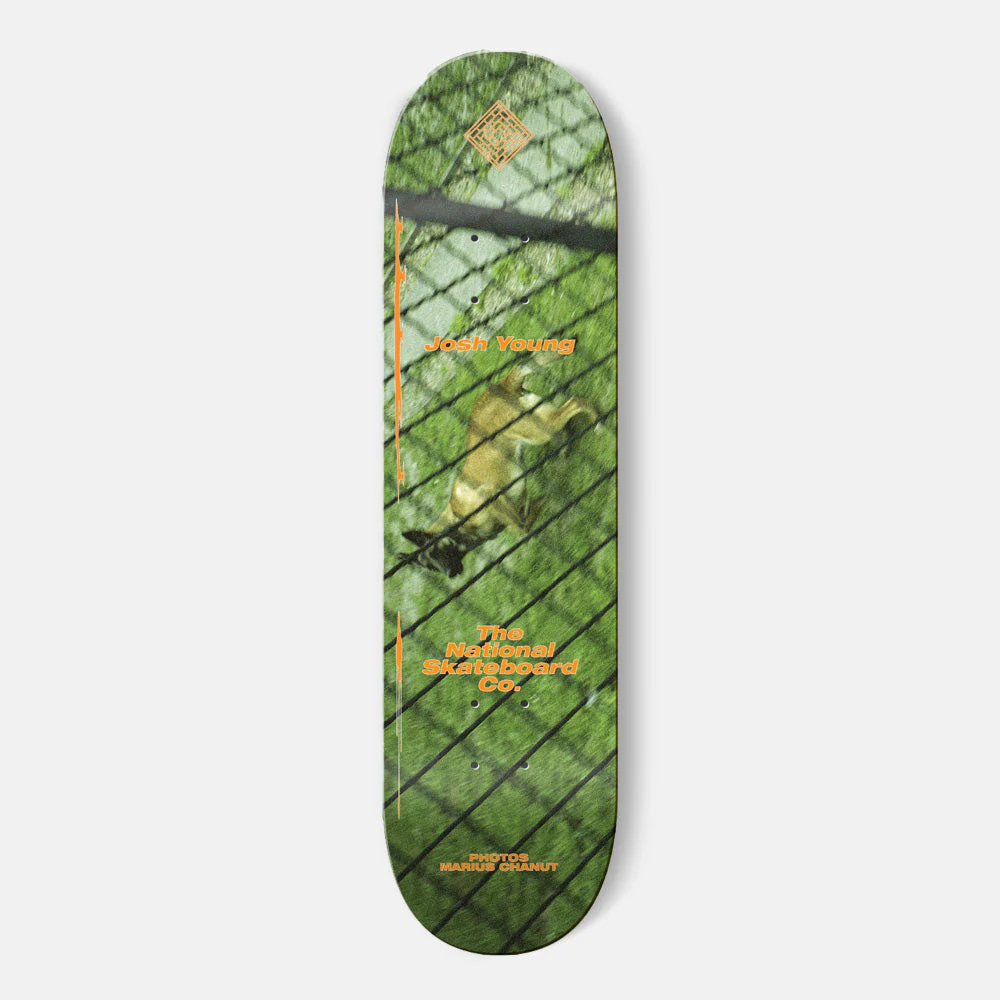 The National Skateboard Co. - 8.125" JOSH YOUNG BY MARIUS CHANUT SKATEBOARD DECK (MEDIUM CONCAVE)
