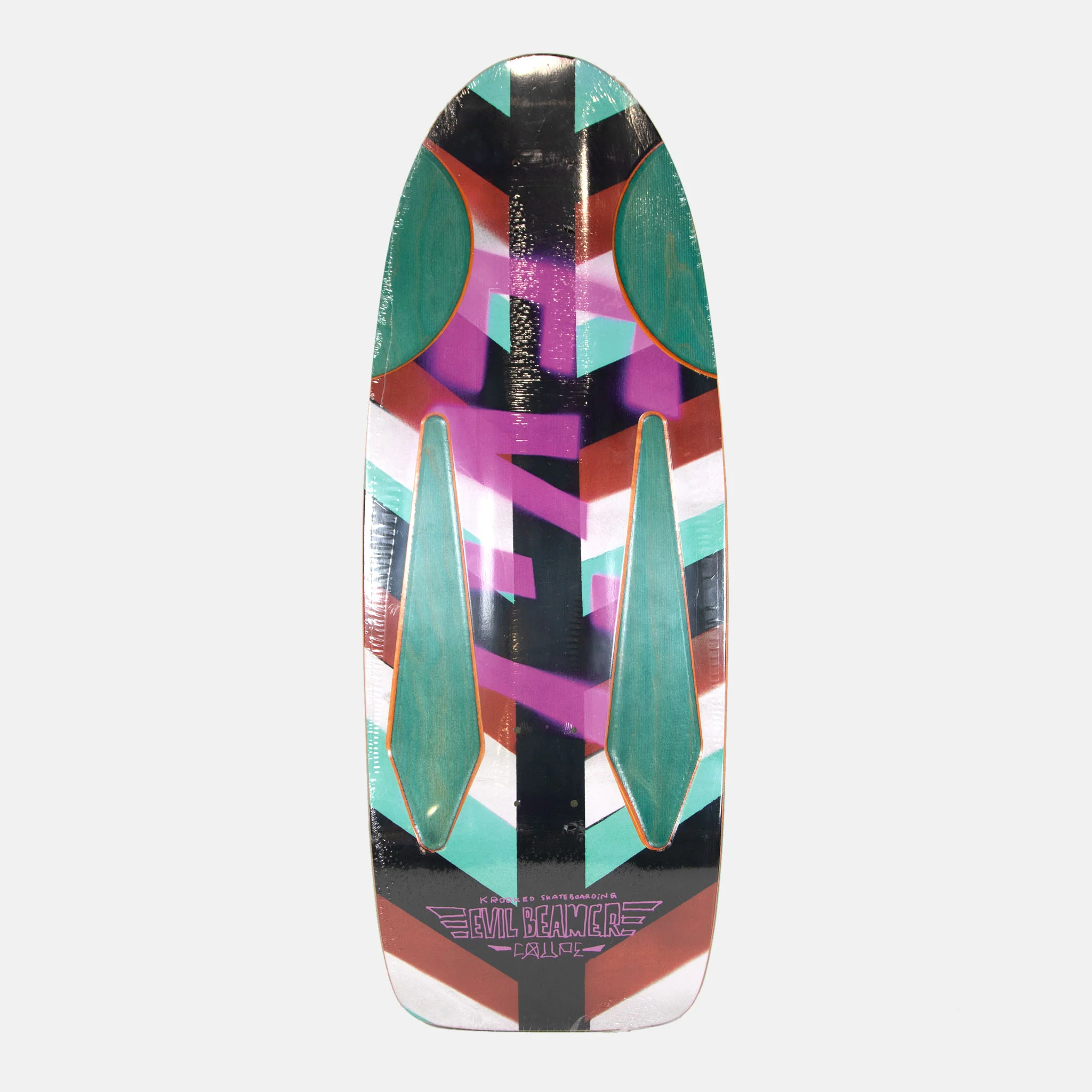 Krooked Skateboards - 10.75" Evil Beamer Coupe Skateboard Deck