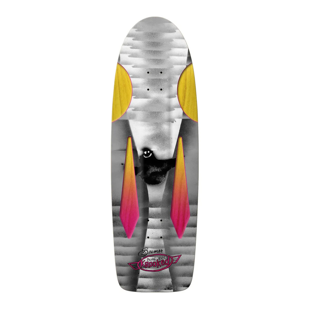 Krooked Skateboards - 10.75" Pure Evil Bird Beamer Skateboard Deck