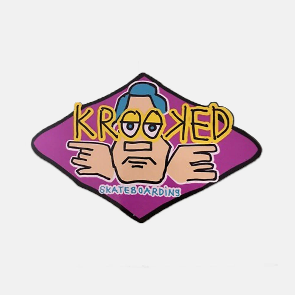 Krooked Skateboards - 6.5" Arketype Sticker - Purple