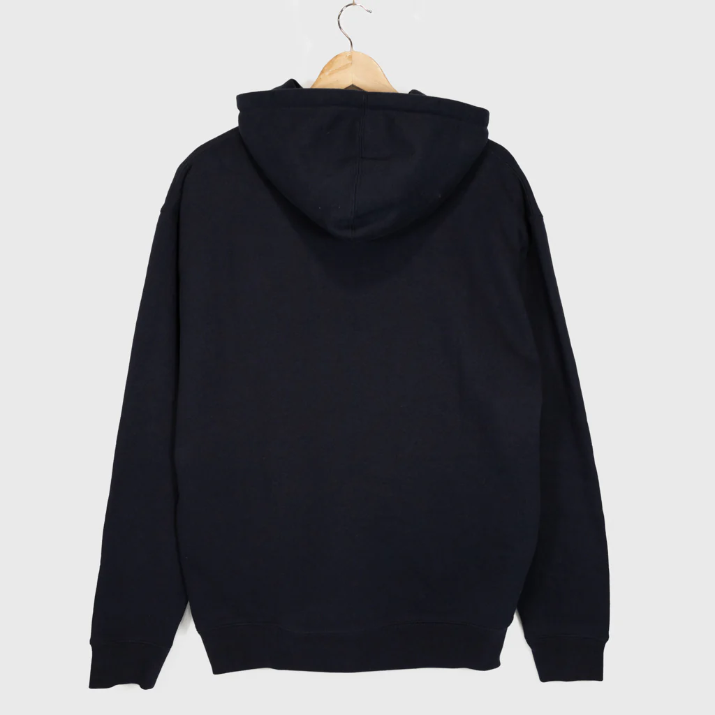 Krooked Skateboards - Freak Shows Pullover Hooded Sweatshirt - Navy / Multi - Image 2