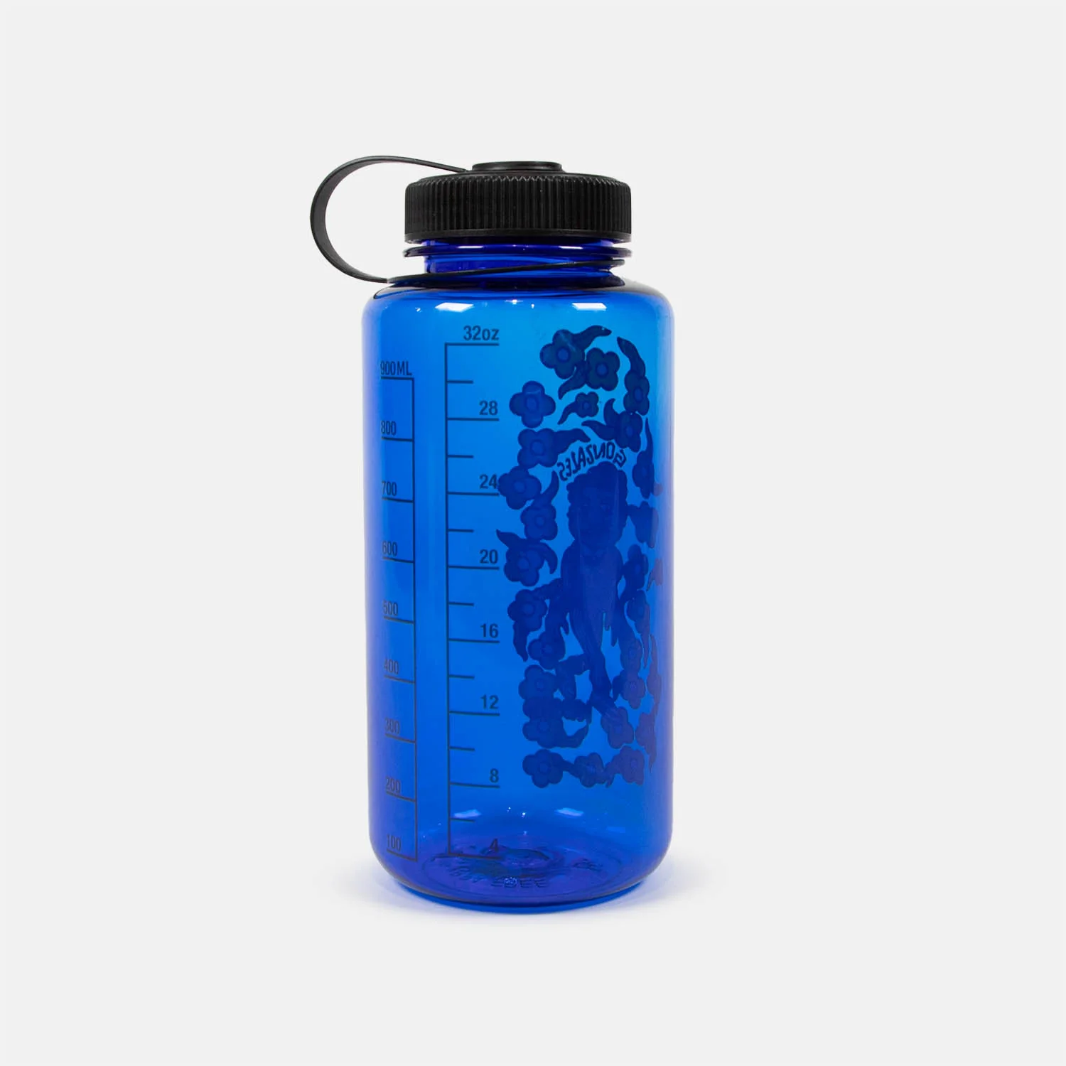 Krooked Skateboards - Gonz Sweatpants Water Bottle - Blue - Image 2