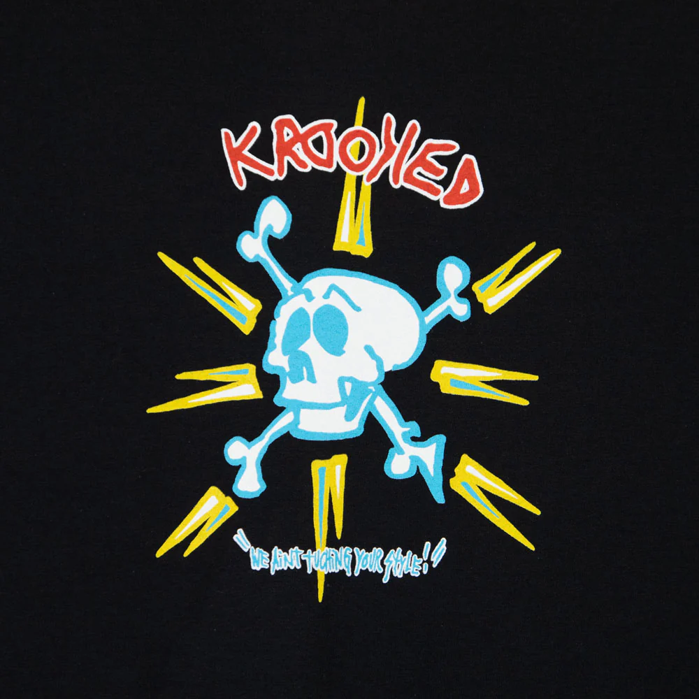 Krooked Skateboards - Style T-Shirt - Black - Image 2