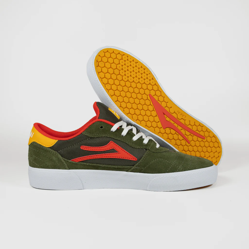 Lakai - Cambridge Shoes - Olive / Yellow - Image 3