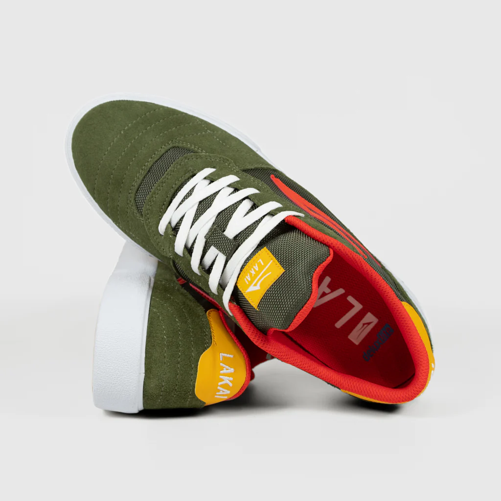 Lakai - Cambridge Shoes - Olive / Yellow - Image 4
