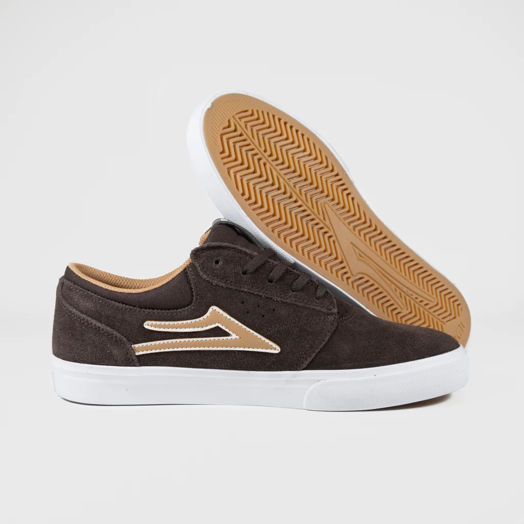 Lakai - Griffin Shoes - Chocolate / White - Image 3