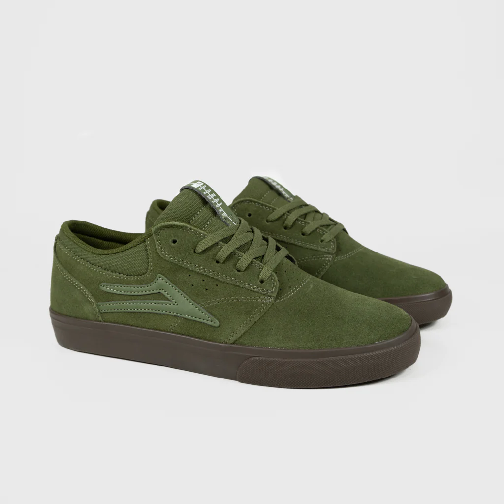 Lakai - Griffin Shoes - Olive / Gum - Image 2