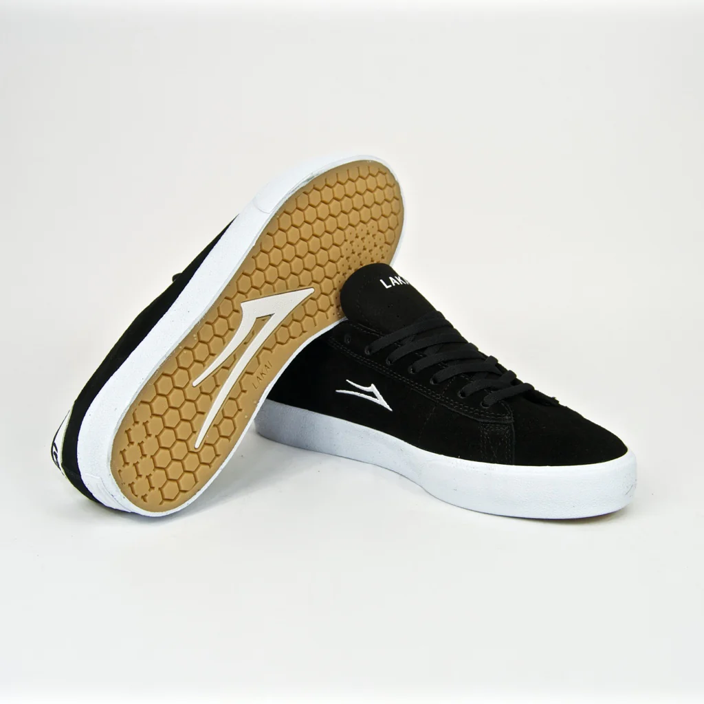 Lakai - Newport Shoes - Black / White - Image 3