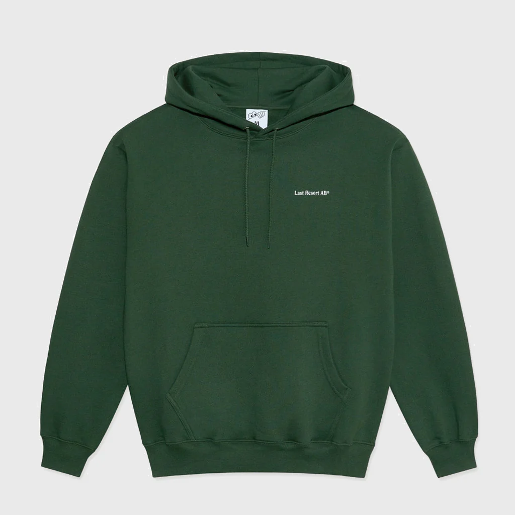 Last Resort AB - Atlas Monogram Pullover Hooded Sweatshirt - Forest Green - Image 2