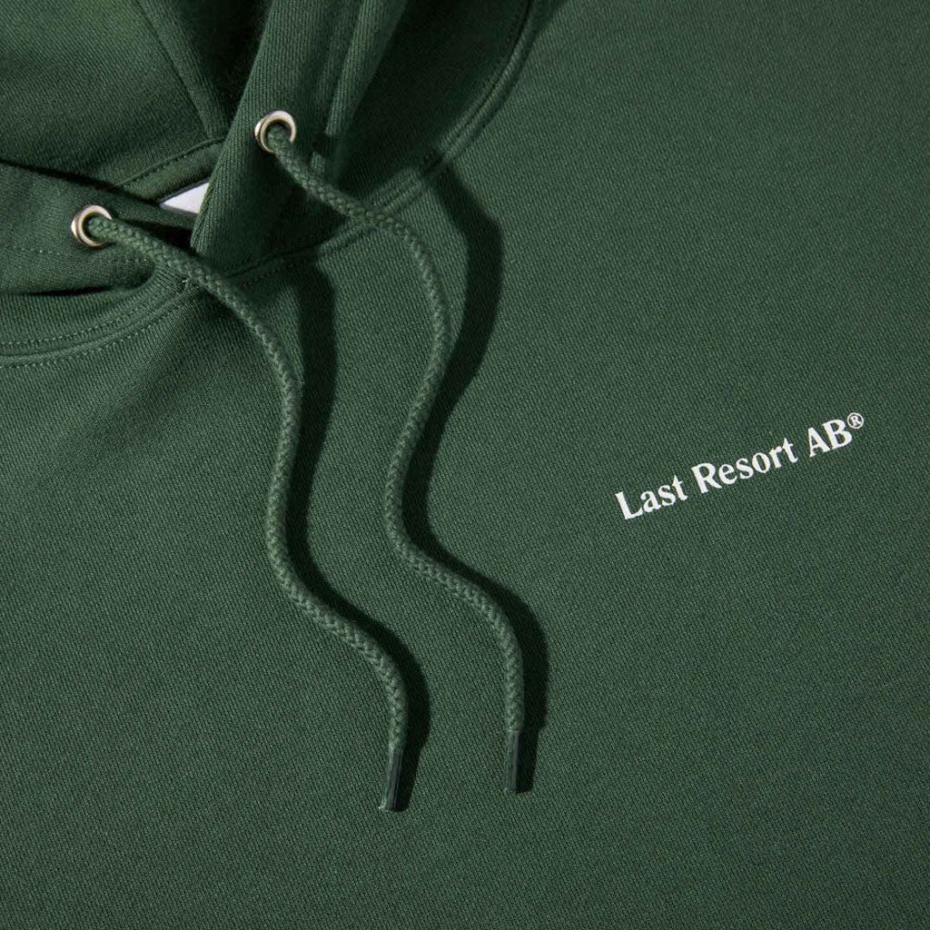 Last Resort AB - Atlas Monogram Pullover Hooded Sweatshirt - Forest Green - Image 3