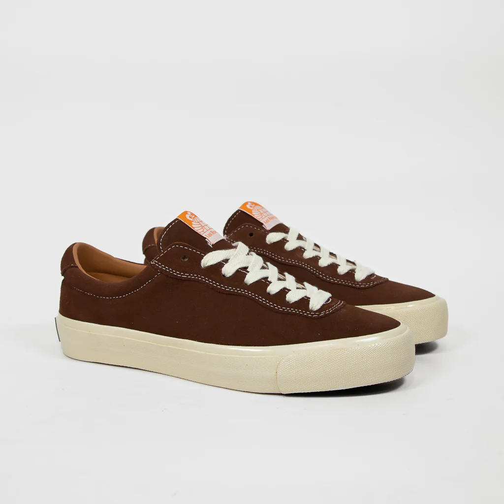 Last Resort AB - VM001 Suede Lo Shoes - Chocolate Brown / White - Image 2