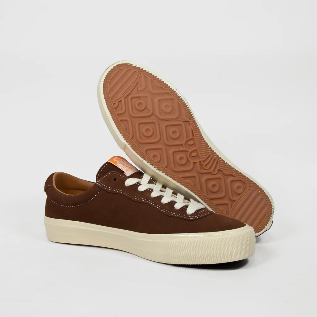 Last Resort AB - VM001 Suede Lo Shoes - Chocolate Brown / White - Image 3