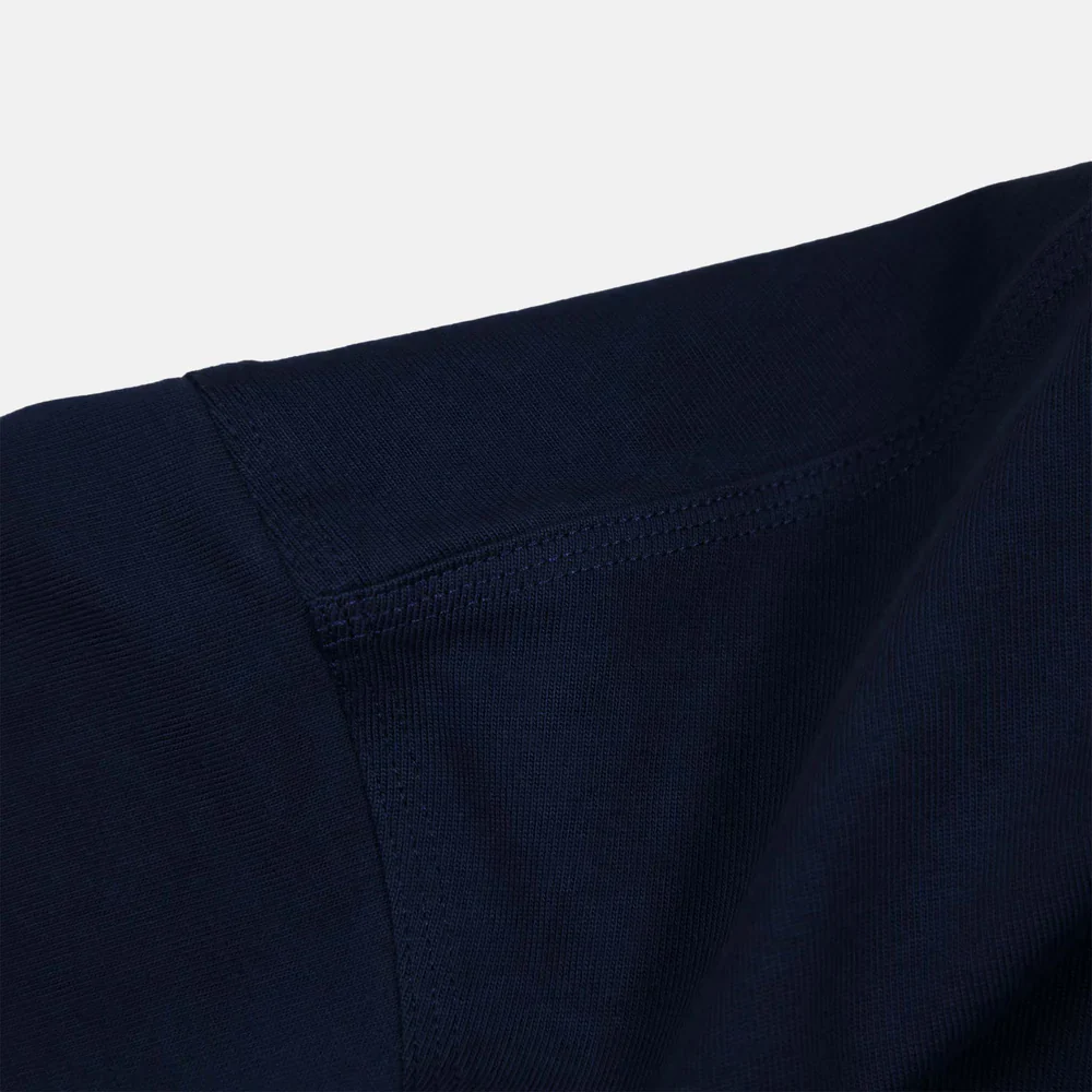 The National Skateboard Co. - Logo Quarter Zip Sweatshirt - Navy Blue - Image 4