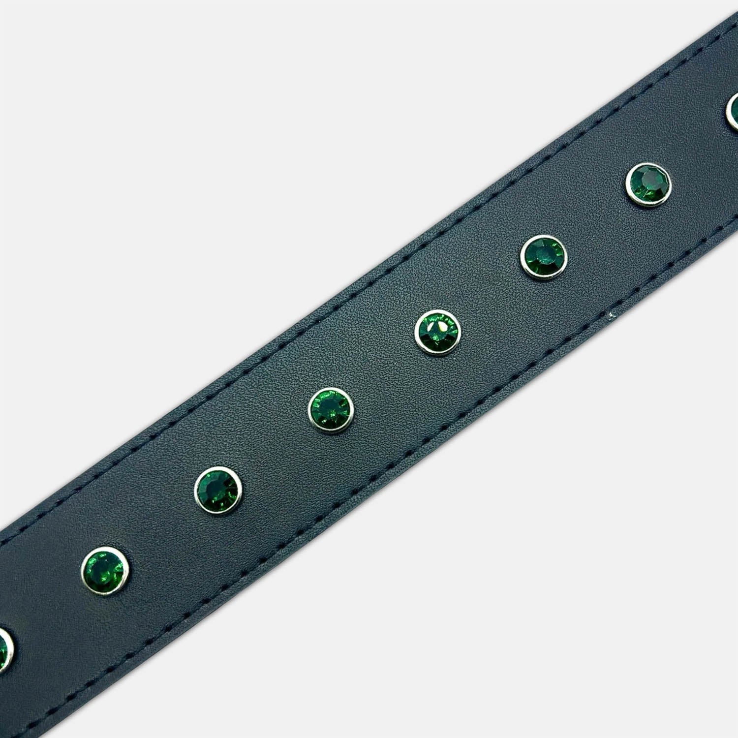 Loosey - Rhinestone Belt - Black - Image 2
