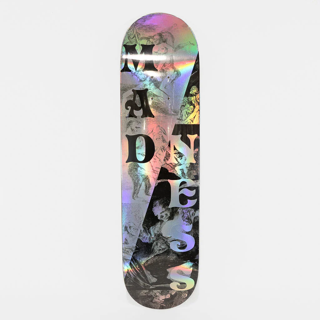 Madness Skateboards - 8.0” Split Overlap R7 Skateboard Deck - Silver