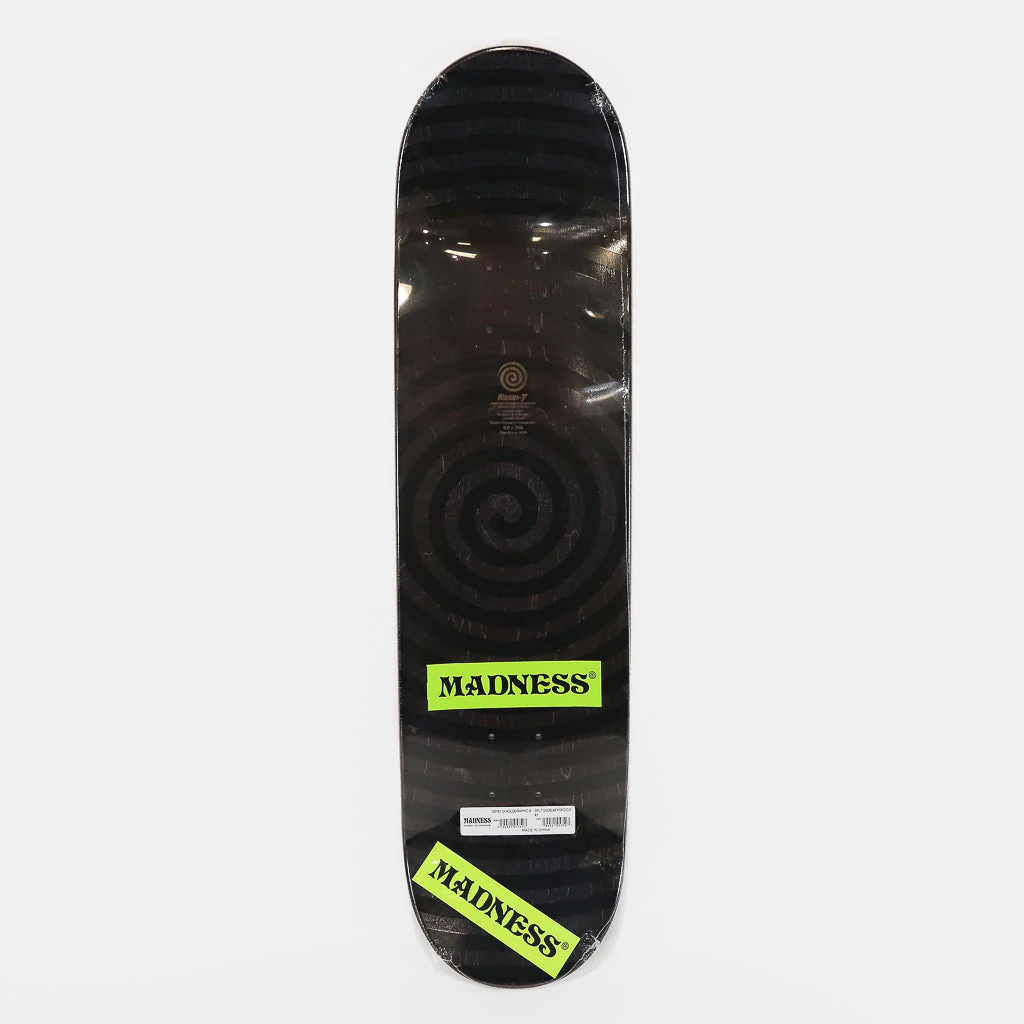 Madness Skateboards - 8.0” Split Overlap R7 Skateboard Deck - Silver - Image 2