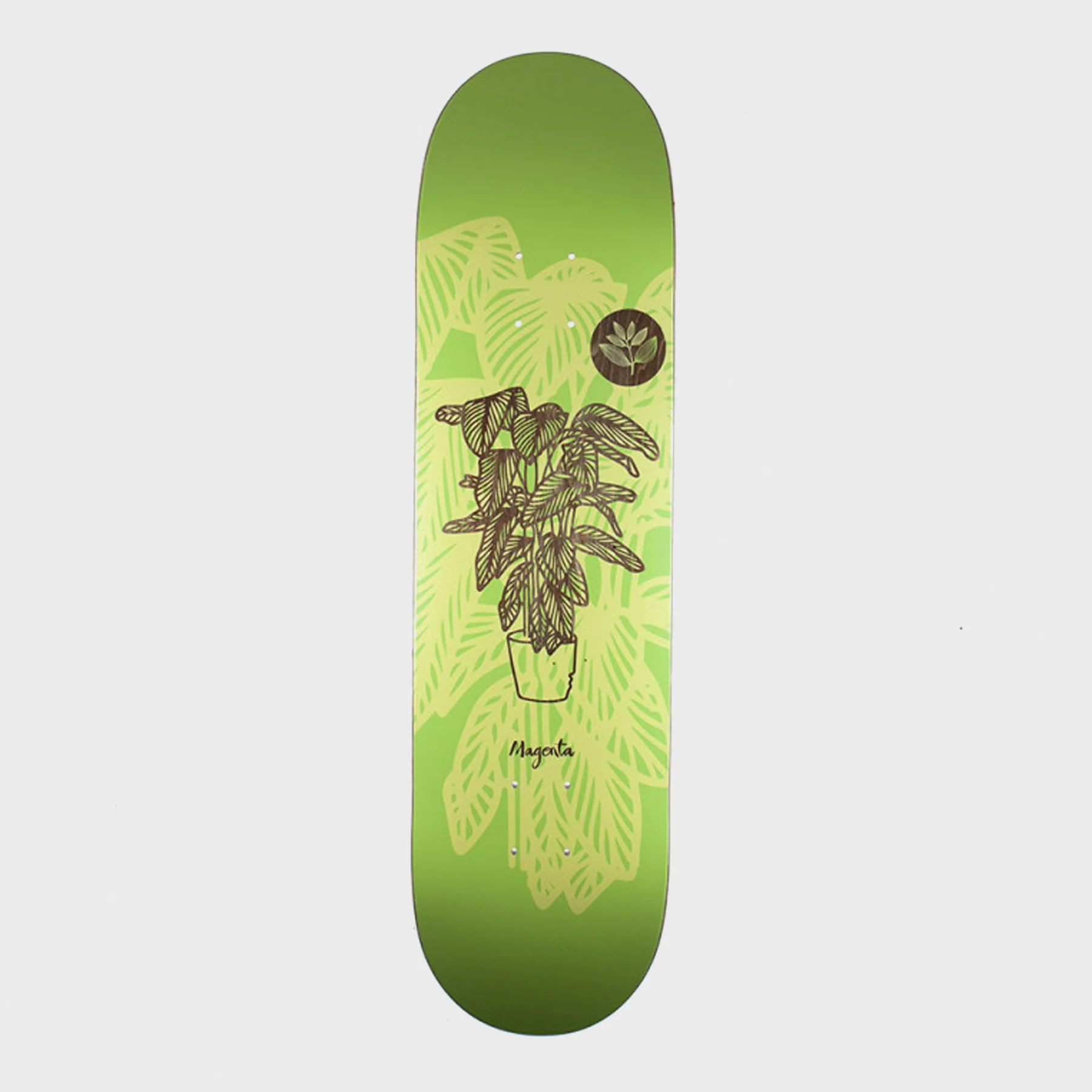 Magenta Skateboards - 8.125" Power Plant Skateboard Deck