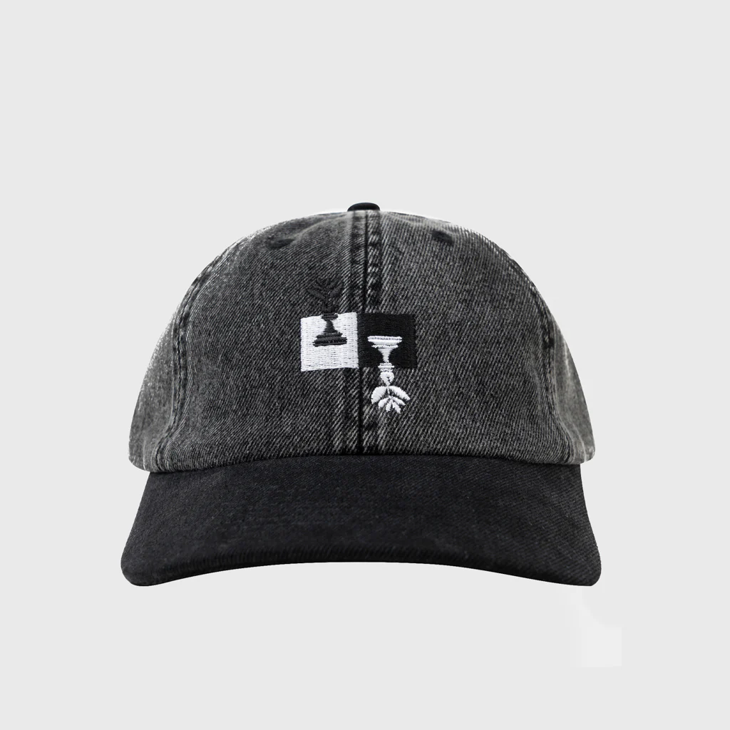 Magenta Skateboards - Chess Dad Cap - Black Denim - Image 2