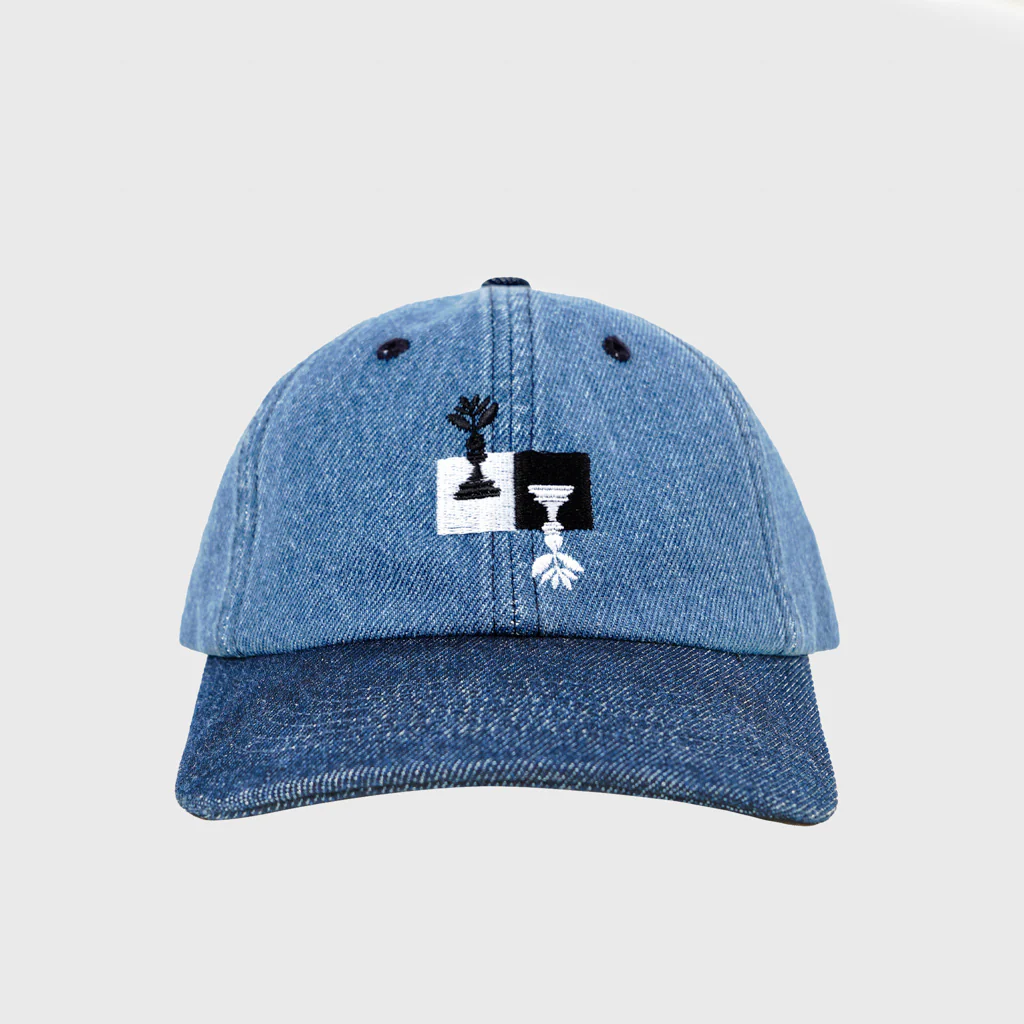 Magenta Skateboards - Chess Dad Cap - Blue Denim - Image 2
